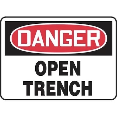 Accuform OSHA DANGER SAFETY SIGN OPEN TRENCH MCRT032VP MCRT032VP